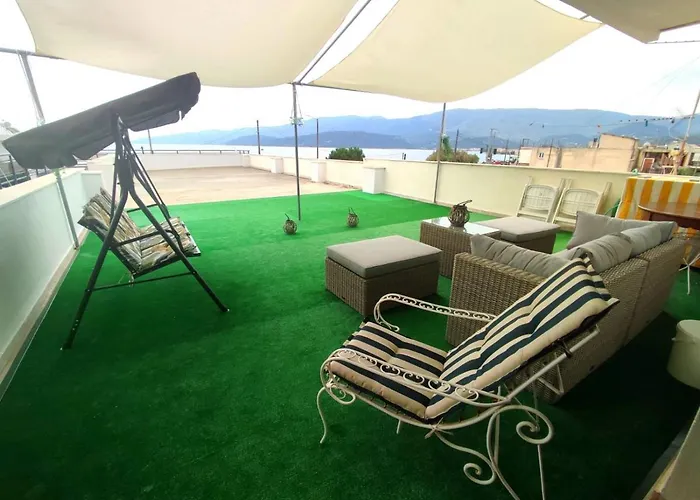 με θέα στη θάλασσα στα Apartamento